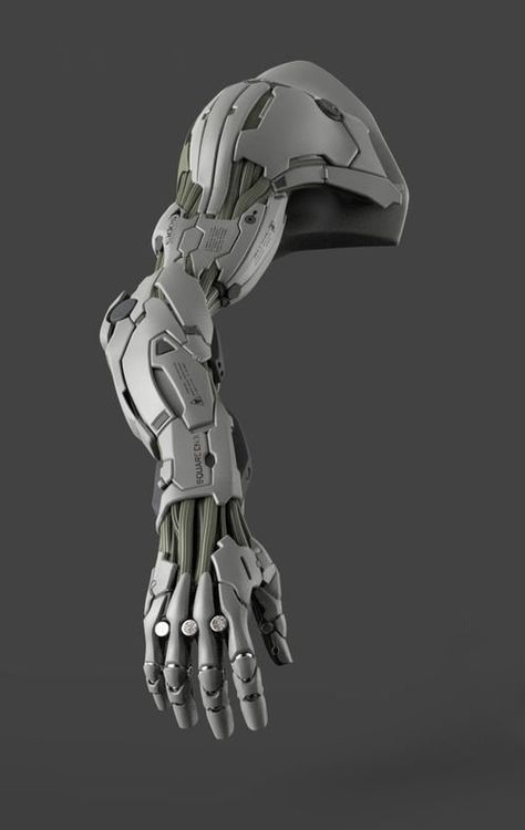 Random Ghost                                                                                                                                                                                 More Body Augmentation Cyberpunk, Cyberpunk Hand Concept Art, Bionic Arm Design, Prosthetic Arm Concept Art, Hand Prosthetic, Robotic Prosthetics, Biomech Tattoo, Bionic Arm, Cybernetic Arm