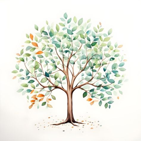 Photo beautiful tree of life digital art... | Premium Photo #Freepik #photo Tree Of Life Wallpaper, Tree Of Life Illustration, Sacred Tree, Minimalist Watercolor, Diy Canvas Wall Art, Spring Tree, Tree Logos, Digital Art Illustration, Watercolor Design