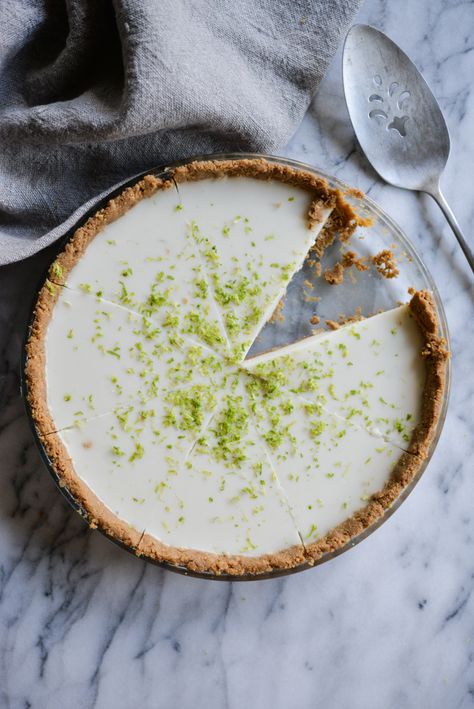 This No-Bake Key Lime Pie is beginner-level easy and meets a WIDE variety of allergen requirements. It's gluten-free, dairy-free, egg-free, and (of course) fuss-free with no-bake instructions. It's also quite possibly one of the most delicious desserts I've ever created. It's been a while since I worked so hard on a recipe! I have to admit, … Thanksgiving Desserts Kids, Lime Desserts, Healthy Living Recipes, Dairy Free Eggs, Lime Pie, Jambalaya, Key Lime Pie, Lactose Free, Key Lime