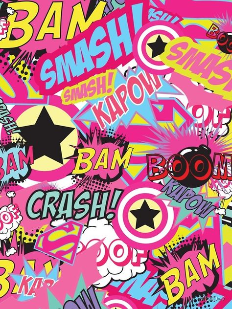 Cool Pop Art Wallpapers, Pink Comic Background, Pop Art Wallpaper Backgrounds Wallpapers, Pink Retro Wallpaper, Comic Wallpaper, Pink Iphone Case, Arte Do Kawaii, Pop Art Drawing, Hypebeast Wallpaper