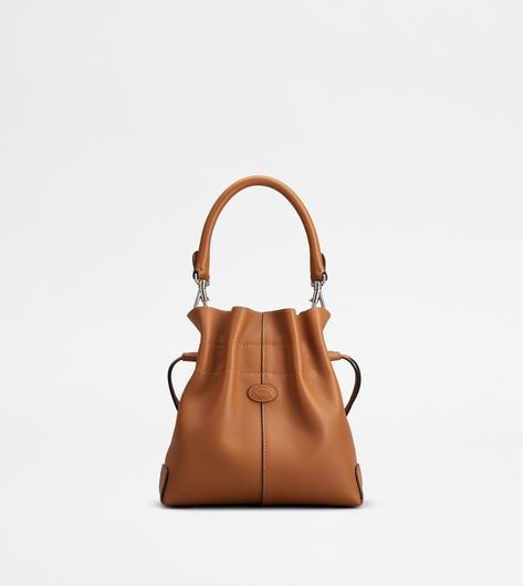 Tods Tods Bag, Mini Bucket Bags, Mini Bucket, Drawstring Bucket Bag, Leather Bucket Bag, Leather Bucket, Handbags Online, Leather Mini, Bago