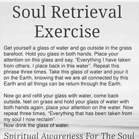 Soul Retrieval Exercise, Energy Healing Quotes, Spiritual Laws, Spiritual Awakening Higher Consciousness, Soul Retrieval, Meditation Methods, Chart Astrology, Spiritual Psychology, Spiritual Awakening Signs