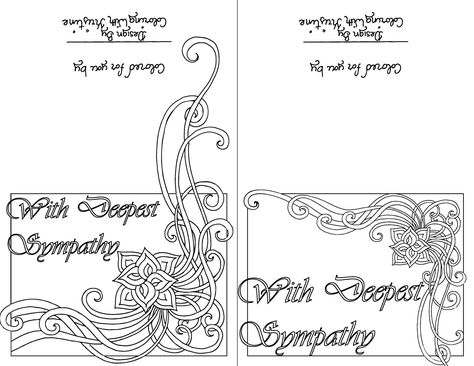 Color Your Own Sympathy Card-Sets of Ten-Instant Download-Get Well Soon-Sympathy-Condolences-Creative Card-Greeting Card-Adult Coloring Page by ColoringWithKristine on Etsy Sympathy Coloring Pages, Sympathy Condolences, Loss Of Brother, Printable Valentines Coloring Pages, Cards Diy Easy, Lego Coloring Pages, Crayola Coloring Pages, Valentine Coloring Pages, Referral Cards