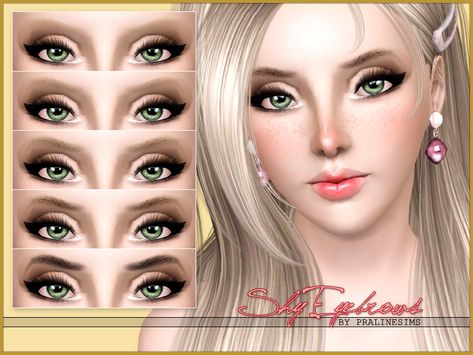 Sims 3 Makeup, Cc Eyes, Sims 3 Cc, Light Eyebrows, Ts3 Cc, Sims 3 Cc Finds, Sims 3 Mods, Makeup Cc, Ts2 Cc