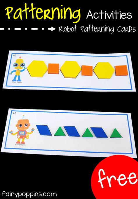 Patterning Activities, Preschool Pattern Activities, Preschool Patterns, Blocks Preschool, Matching Activities, Math Patterns, Preschool Centers, Math Centers Kindergarten, Pattern Activities