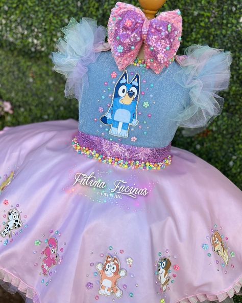 Bluey 🌸 Fiesta Bluey, Costume Tutu, Tutu Costumes, May 20, Bingo, Birthday Party, Germany, Couture, Sewing