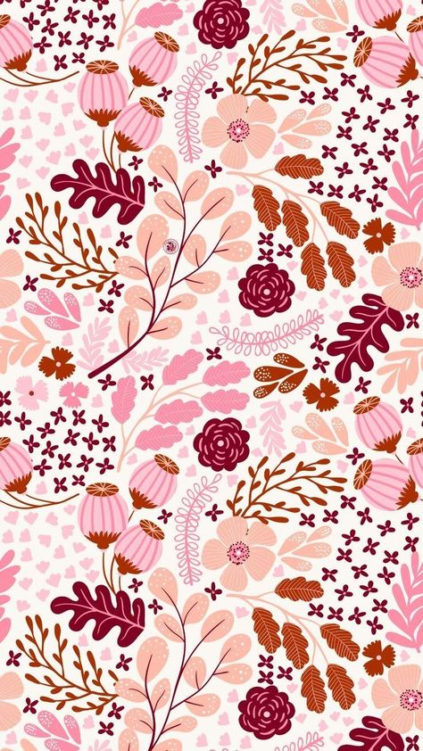 Floral Vector Pattern, Floral Vector, Simple Iphone Wallpaper, Whatsapp Wallpaper, Iphone Wallpaper Themes, Apple Watch Wallpaper, Phone Wallpaper Patterns, Flower Background Wallpaper, Cute Patterns Wallpaper