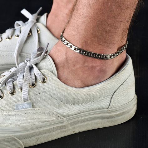 Men's Ankle Bracelet, Leather Anklets, Midas Touch, Beautiful Anklet, Asian Dragon, Ankle Jewelry, Beach Anklets, Jewelry Summer, Mens Silver Necklace