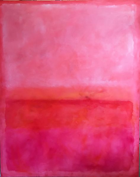 Pink Rothko Rothko Paintings, Rothko Art, Pink Painting, Contemporary Abstract Painting, Up Book, Mark Rothko, Colour Field, Pink Abstract, Art Abstrait