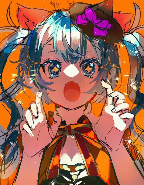 Anime Halloween, Kawaii Halloween, Anime Profile, Phone Themes, Hatsune Miku, Pretty Art, Anime Character Design, Vocaloid, Trick Or Treat