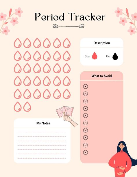 Pin on cosas curiosas Period Tracker Icon, Period Tracker Template, Period Planner, Bullet Journal Period Tracker, Female Cycle, Planners Design, Period Calendar, Menstrual Cycle Tracker, Cycle Tracker