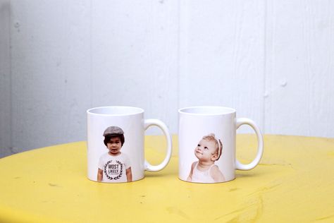 DIY Photo Mugs | Amy Tangerine Diy Mug, Cocktail Waitress, Mug Photo, Amy Tangerine, Diy Mugs, Mug Press, Photo Transfer, Coffee Crafts, Custom Tee