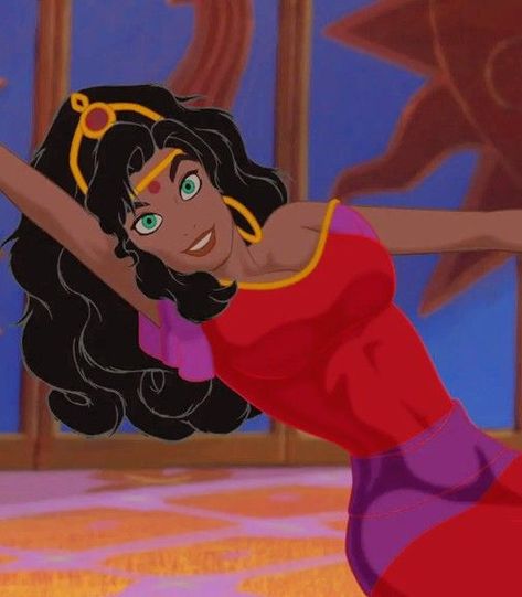 Esmerelda Hunchback Of Notre Dame, Esmeralda Disney, Disney Amor, Official Disney Princesses, Animation Disney, Hunchback Of Notre Dame, Disney Princess Quotes, Disney Instagram, Topsy Turvy