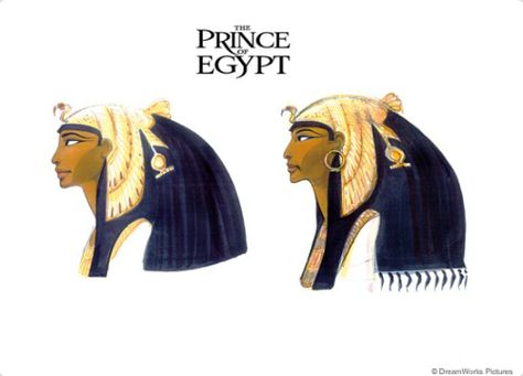 Queen Tuya concept art from 'The Prince of Egypt' Prince Of Egypt Queen Tuya, Ancient Egypt Anime, Prince Of Egypt Concept Art, Elysian Realm, Ancient Egypt Clothing, Egypt Drawing, Ancient Egypt Women, Funerary Mask, Ancient Egypt Lessons