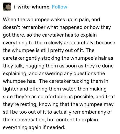 Whump Prompts Caretaker Comfort, Protective Prompts, Whump Prompts Comfort, Whump Tropes, Whump Prompts, Scene Writing Prompts, Writing Prompts Funny, Book Prompts, Writing Dialogue Prompts