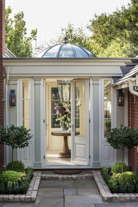 Cottage Extension Ideas, Orangery Extension, Cottage Extension, Conservatory Kitchen, Building Extension, Period Living, Room Extensions, Roof Lantern, Extension Ideas