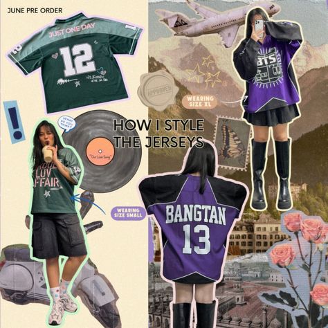 What's Opening For Pre Order Tomorrow? Well Here It Is🫶🏻 Also Showing You How I Style My Jerseys🤗 SEE YOU TOMORROW GUYS 12PM EST 🫶🏻 Tag all your BESTIES 🫶🏻 LIKE AND SHARE WILL BE MUCH APPRECIATED 💜 #btsfanmade #btsfanmerch Like And Share, Bts Fans, See You, Pre Order, Style Me, Autumn Fashion, My Style, How To Wear