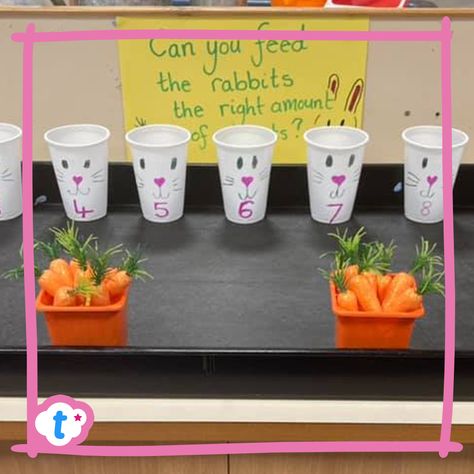 Easter Maths Eyfs, Easter Eyfs, Eyfs Easter, Creepy Carrots, Easter Math Activities, Bunny Activities, Eyfs Ideas, Easter Kindergarten, Carrots Easter