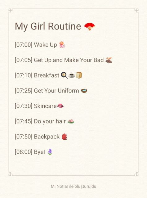 School Morning Routine Girls 🐦‍⬛ Morning Routine Teenage Girl For School, Morning Routine Teenage Girl, School Morning, Dream Aesthetic, Morning Routines, Self Improvement Tips, Girly Girl, Morning Routine, Glow Up?