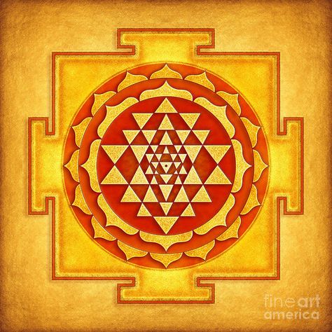 Sree Chakra, Lalita Devi, Yantra Art, Chakra Images, Yoga And Meditation Space, Mata Kali, Sri Chakra, Shree Yantra, Flower Of Life Pattern