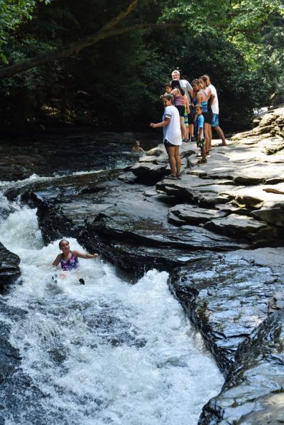 Ohiopyle's natural water slides are amazing near Ohiopyle State Park. Here's the info you need for this must-visit xtreme water park on Meadow Run Creek. Ohiopyle State Park, Natural Water Slide, Set Painting, Water Slides, Travel Bucket List, Water Park, Travel Ideas, State Park, State Parks