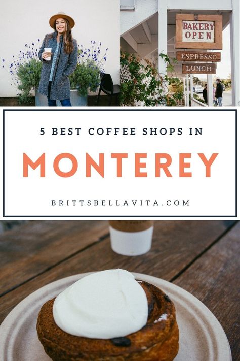 When looking for your next cup of coffee in Monterey county make sure to support local and try one of these amazing coffee shops. Here are 5 Insta-worthy coffee shops serving delicious beverages and menu offerings sure to satisfy your taste buds. #montereyca #coffeeshops #travelguide #seemonterey Travel California, Monterey California, Travel Inspiration Destinations, Monterey Ca, Best Coffee Shop, Coffee Shops, California Travel, Support Local, Cup Of Coffee