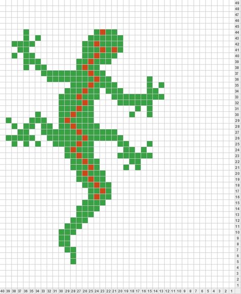 . Colorwork Chart, Colorwork Knitting, Hama Beads Patterns, Pola Gelang, Pixel Art Pattern, Cross Stitch Animals, Perler Patterns, Tapestry Crochet, Crochet Chart