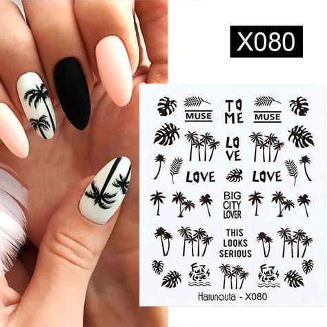 Brand Name: HarunoutaNumber of Pieces: One UnitOrigin: CN(Origin)Size: 6.4cm*5.3cmModel Number: 50127Item Type: Sticker DecalMaterial: PaperQuantity: 1 PcStyle: Water Decals Diy Nail Stickers, Water Transfer Paper, Palm Tree Nail Art, Diy Nails Stickers, Tree Nail Art, Stone Nail Art, Palm Tree Nails, Sunset Nails, Xmas Nail Art