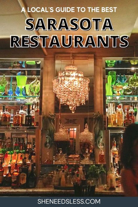 image of sarasota florida restaurant with text overlay a local's guide to the best sarasota restaurants Sarasota Florida Things To Do In, Florida Trip Outfits, Florida Packing List, Florida Packing, Sarasota Restaurants, Florida Family Vacation, Florida Restaurants, Florida Trip, Trip Outfits