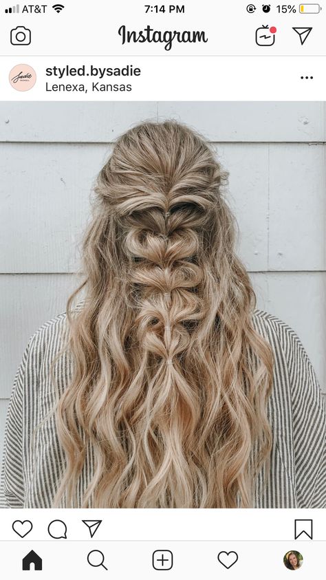 You should wash your hair at least twice a week. If you're a regular conditioner user  you may want to avoid using hair mousse  because it will make your hair dull and brittle. Prom Hairstyles Medium Length Down, Prom Hair Inspo For Long Hair, Prom Hairstyles For A One Shoulder Dress, Braid Hairstyle Half Up And Down, Braided Hairstyles For Prom Half Up, Half Up Prom Hairstyles For Medium Hair, Half Up Down Prom Hair, Winterball Hair Styles, Half Up Half Down Hoco Hairstyles Braids