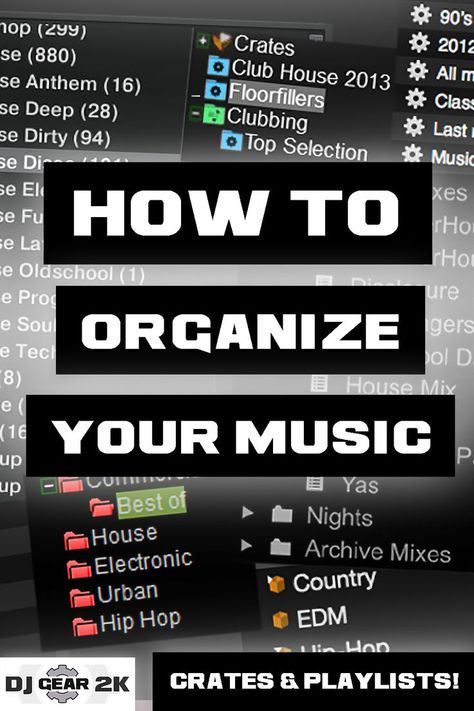 How To Organize Your Tracks/Songs – DJ Playlists Guide How To Organize Music Playlists, How To Organize Your Music Playlist, Djing Dj Equipment, Dj Tips And Tricks, Dj Mixing Tips, Dj Equipment Setup, How To Become A Dj, How To Dj, Dj Asthetic Picture