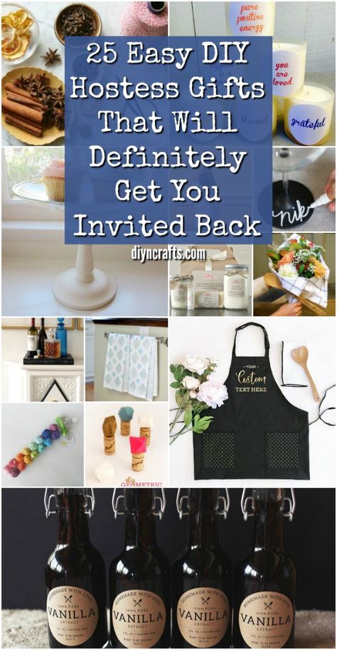 25 Easy DIY Hostess Gifts That Will Definitely Get You Invited Back #diy #gifts #hostessgifts #handmade #homegifts via @vanessacrafting Host And Hostess Gift Ideas, Cricut Hostess Gift Ideas, Fall Housewarming Gift, Dinner Hostess Gift Ideas, Hostess Gift Ideas Christmas, Art Gift Basket, Host Gift Ideas, Homemade Hostess Gifts, Gifts For Hostess