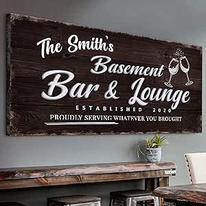 [Sponsored] [Sponsored] 18 Great Home Bar Ideas Small Corner Man Cave Insights You'll Be Surprised By This Season #Homebarideassmallcornermancave #homebarideassmallcornerbasement Man Cave Kitchen, Lounge Sign, Rustic Basement Bar, Cave Kitchen, Funny Bar Signs, Bar And Lounge, Custom Bar Signs, Rustic Basement, Personalized Bar Signs