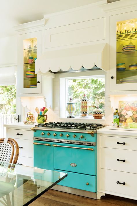 candy land house — alison kandler interior design Colorful Eclectic Kitchen, Eclectic Kitchen Ideas, Candy Place, Spanish Colonial Homes, Colorful Eclectic, Charming Cottage, Cottages And Bungalows, Kitchen Redesign, Eclectic Kitchen