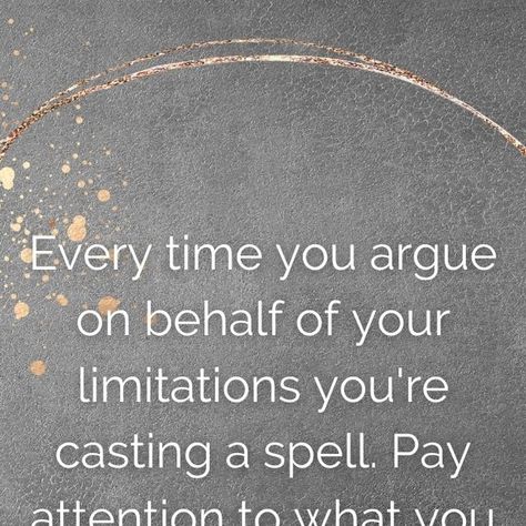 The Holy Witch by Elena Rego on Instagram: "“Every time you argue on behalf of your limitations you're casting a spell. Pay attention to what you are arguing for.” - Elena Rego, founder of The Holy Witch. 

Tell us about your favorite methods for manifesting as a witch; we’d love to hear them in the comments box below. 
 
Click the link in our bio to Subscribe and join our Coven. 

#SchoolOfHolyWitchery #TheHolyWitch #Holywitchery #witchcraft #ritual #magic #witch #pagan #witchcraft #spell #witchesofinstagram #witchery #spirituality #paganism #spellcraft #schoolofholywitchery #witchy #thewitchesbox #magick #coven #witches #moonmagic #moonrituals #moonspells #theholywitch #shadowwork #wicca #pagan #thegoddess #rituals" Coven Witches, Casting A Spell, Ritual Magic, Moon Spells, Magic Witch, Pagan Witchcraft, Moon Magic, Shadow Work, A Witch