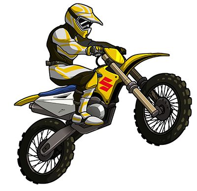 Free Dirt Bikes, Bolo Motocross, Suzuki Dirt Bikes, Freestyle Motocross, Hill Climb Racing, Image Moto, Bike Illustration, Bicycle Mountain Bike, Enduro Motorcycle