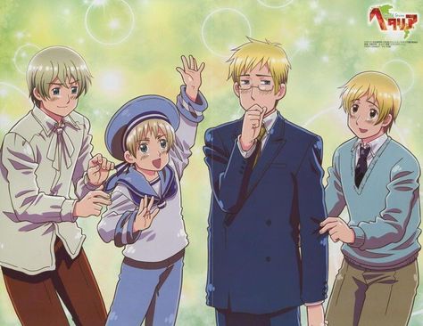 Iceland, Sealand, Sweden, and Finland Sweden Hetalia, Hetalia Manga, Studio Deen, Hetalia England, Hetalia Axis Powers, Nordic Countries, History Class, Axis Powers, Dear God