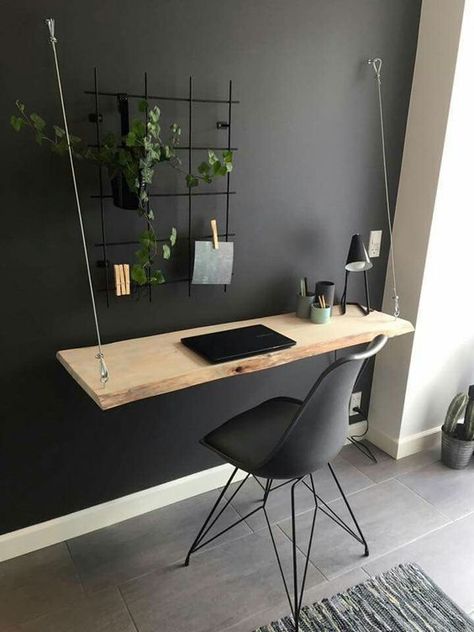 10 claves para decorar tu casa con estilo industrial, la última tendencia en deco | Para Ti Diy Computer Desk, Desk Diy, Interior Design Per La Casa, Decoration Furniture, Small Home Office, Diy Home Decor On A Budget, Diy Desk, Dream It, Interior Home