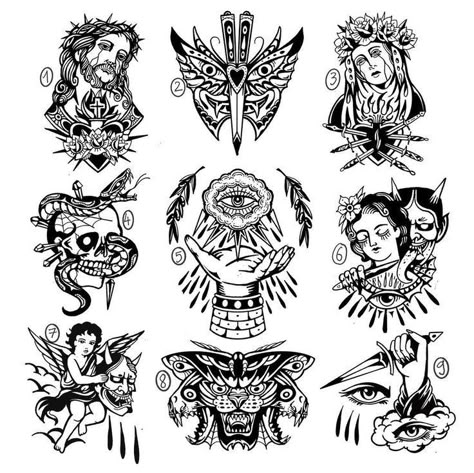 American Traditional Blackwork, Tattoo Sleeve American Traditional, Black And White Traditional Tattoo, Black And White Traditional, Traditional Tattoo Black And White, Traditional Tattoo Stencils, Traditional Black Tattoo, Tattoo Black And White, Traditional Tattoo Sleeve