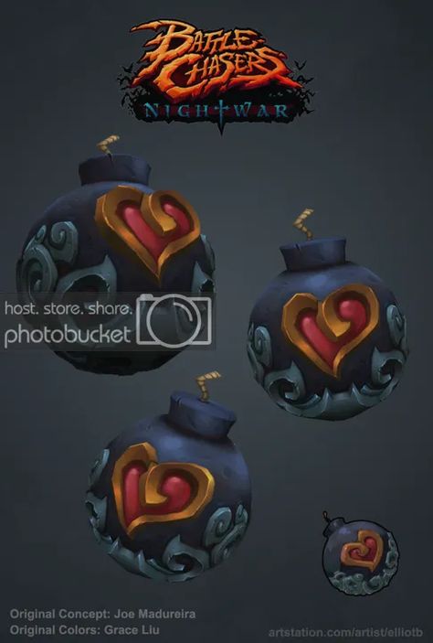 Battlechasers Art, Battle Chasers, Props Concept, Environment Props, Hand Painted Textures, 2d Game Art, Fantasy Props, Game Props, Game Illustration