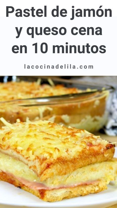 Te explico paso a paso cómo hacer un delicioso pastel de jamón y queso. Una receta perfecta para una cena rápda y muy sabrosa que tendras lista en muy pocos minutos #cenasrapidas #lacocinadelila Rustic Recipes, Incredible Recipes, Recipe For Mom, Breakfast Brunch Recipes, Family Friendly Meals, Cooking Inspiration, International Recipes, Easy Cooking, Brunch Recipes