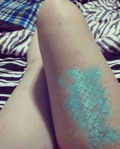 Mermaid Tattoo Scales, Scale Tattoo Mermaid, Mermaid Scale Tattoo Designs, Mermaid Skin Tattoo, Mermaid Laying Down, Fish Skin Tattoo, Fish Scales Tattoo, Mermaid Tail Designs, Fish Scale Tattoo