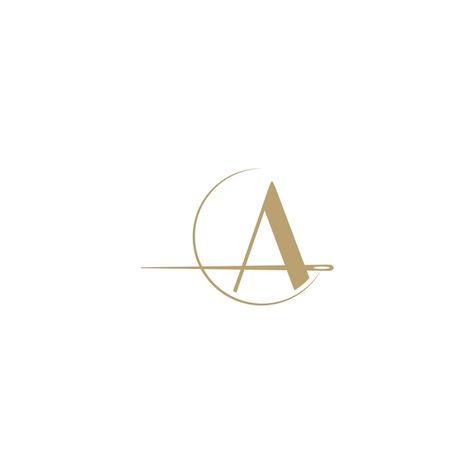 Logo Couture Inspiration, A A Logo, A S Logo Design Letter, Embroidery Logo Design Ideas, Needle And Thread Logo, A Logo Design Letter, Art Logo Ideas, I Logo Design, Logo Tailor