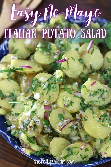 Balsamic Potato Salad, Mayoless Potato Salad, Marinated Potato Salad, Potato Dish For Bbq, Italian Style Potato Salad, Cold Potato Salad No Mayo, Types Of Potato Salad, Cold Potato Salad Recipes, Picnic Potatoes Side Dishes