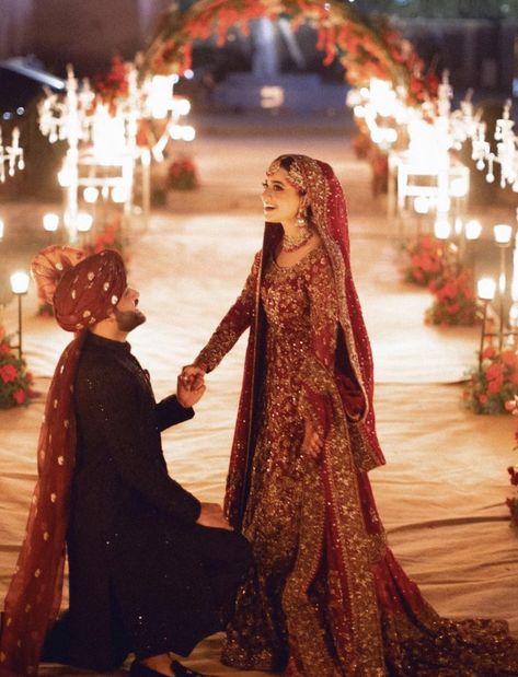 Bridal Shoot Poses Pakistani, Barat Photoshoot Poses, Mehndi Dress For Bride Pakistani Bridal, Walima Poses, Black Sherwani Groom Pakistani, Mosque Nikkah, Nikkah Photoshoot, Pakistani Bride And Groom, Bride Groom Photoshoot