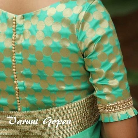 #Designersareesusa #desidesigns #designerblouse #designersaree #designerblouses #designersarees #designerblouseshyderabad… Blouse Designs Catalogue, Brocade Blouses, Trendy Blouses, Trendy Blouse Designs, Lace Evening Dresses, Sleeves Top, Fashion Blouse Design, Boys Top, Top Fabric