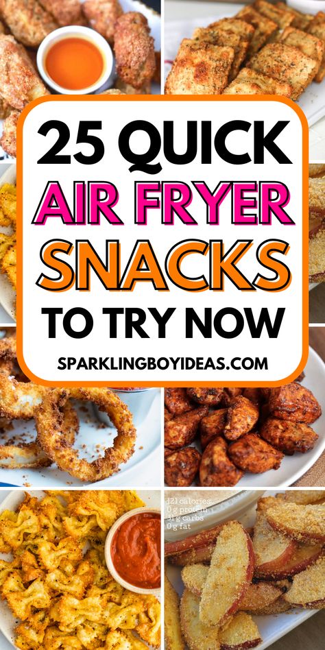 Savor guilt-free indulgence with our quick and easy healthy air fryer snacks. Discover the ultimate keto air fryer recipes, low-carb, and healthy snacks. Our easy air fryer meals make snacking a breeze. From crispy air fryer chicken recipes to air-fried veggie chips, our selection of easy air fryer recipes offers quick and wholesome options. Whether you're craving crunchy goodness or a hearty dinner, these low carb air fryer recipes are a game-changer. Quick Air Fryer Snacks, Healthy Air Fryer Snacks, Easy Air Fryer Snacks, Air Fryer Snack Recipes, Low Carb Air Fryer Recipes, Easy Air Fryer Meals, Air Fryer Recipes Uk, Cheap Air Fryer, Air Fryer Snacks