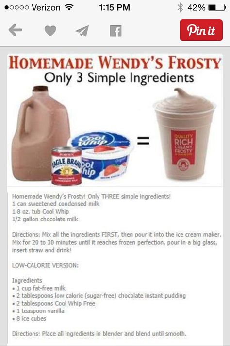 Registration | Frosty recipe, Restaurant recipes, Homemade ice Wendy's Frosty, Wendys Frosty, Frosty Recipe, Low Carb Dessert, Dessert Dips, Monkey Bread, Cat Recipes, Frozen Drinks, Smoothie Shakes