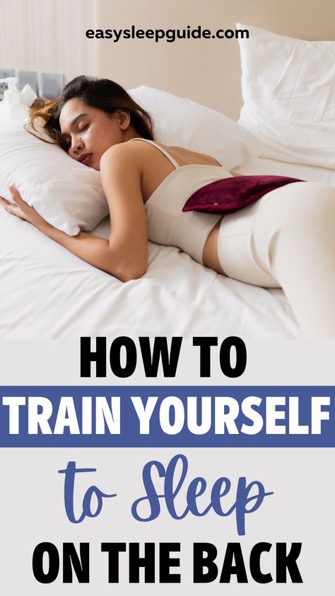 How to Sleep on Your Back | How to Train Yourself to Sleep on the Back | Benefits of Sleeping on Your Back | When to Avoid Sleeping on Your Back | Sleep Quality | how to get better sleep | how to get better sleep at night | better sleep | relaxing sleep | how to improve sleep quality | how to improve your sleep quality | Night Routine | Bedtime Routine | sleep tips | how to sleep better | quality sleep | sleep well | sleeping hacks | sleeping guide | sleep aesthetic | Healthy Sleep Sleep On Back Tips, How To Sleep On Your Back, Best Sleeping Positions, Sleeping On Back, Sleep On Your Back, Back Sleeping, Clear Up Acne, Back Posture, Sleep Guide