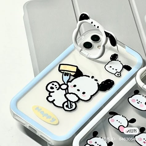 Aliexpress Phone Cases, Pochacco Phone Case, Korean Phone Cases, Phone Cases Cute, Sanrio Stuff, Pretty Phone Cases, Cute Animal Drawings Kawaii, Apple Phone Case, Wallpaper Stickers